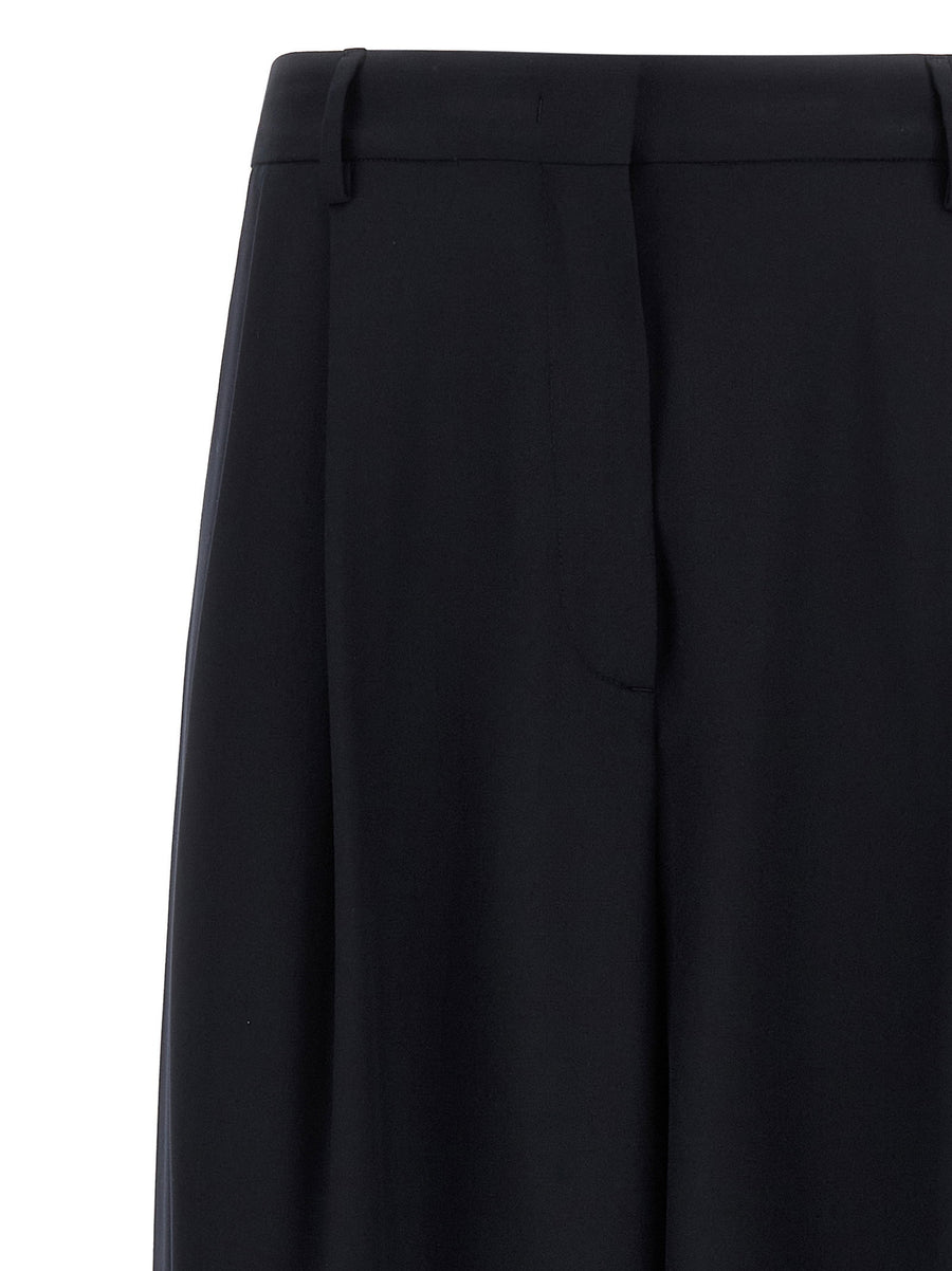 Fabiana Filippi Blue Wide Leg Trousers For Women Versatile Office To Evening Polished Tailoring