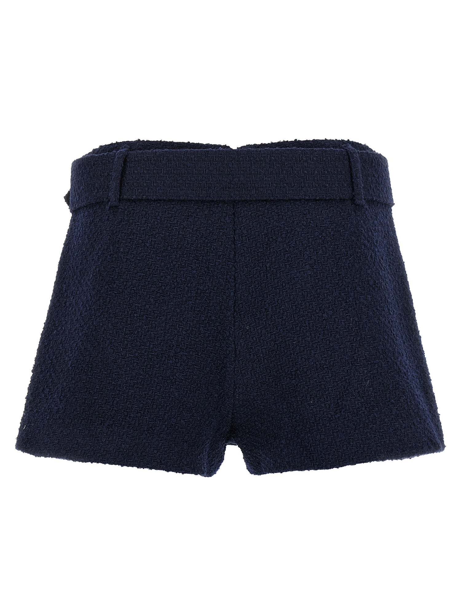 Self-Portrait Bouclé Wool Skort