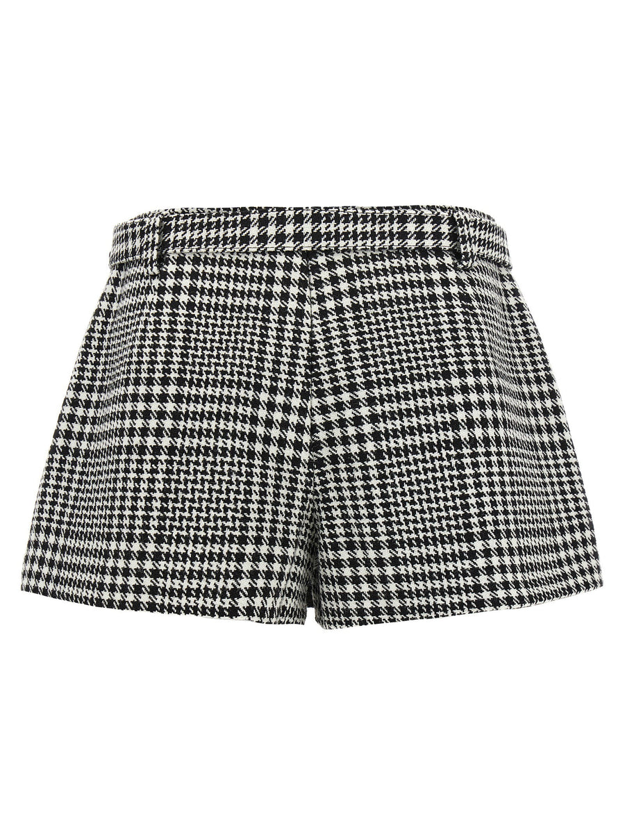 Self-Portrait Bouclé Wool Skort