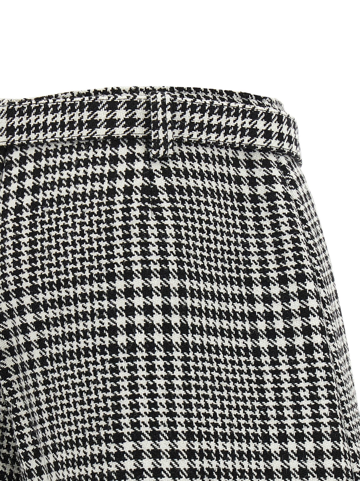 Self-Portrait Bouclé Wool Skort