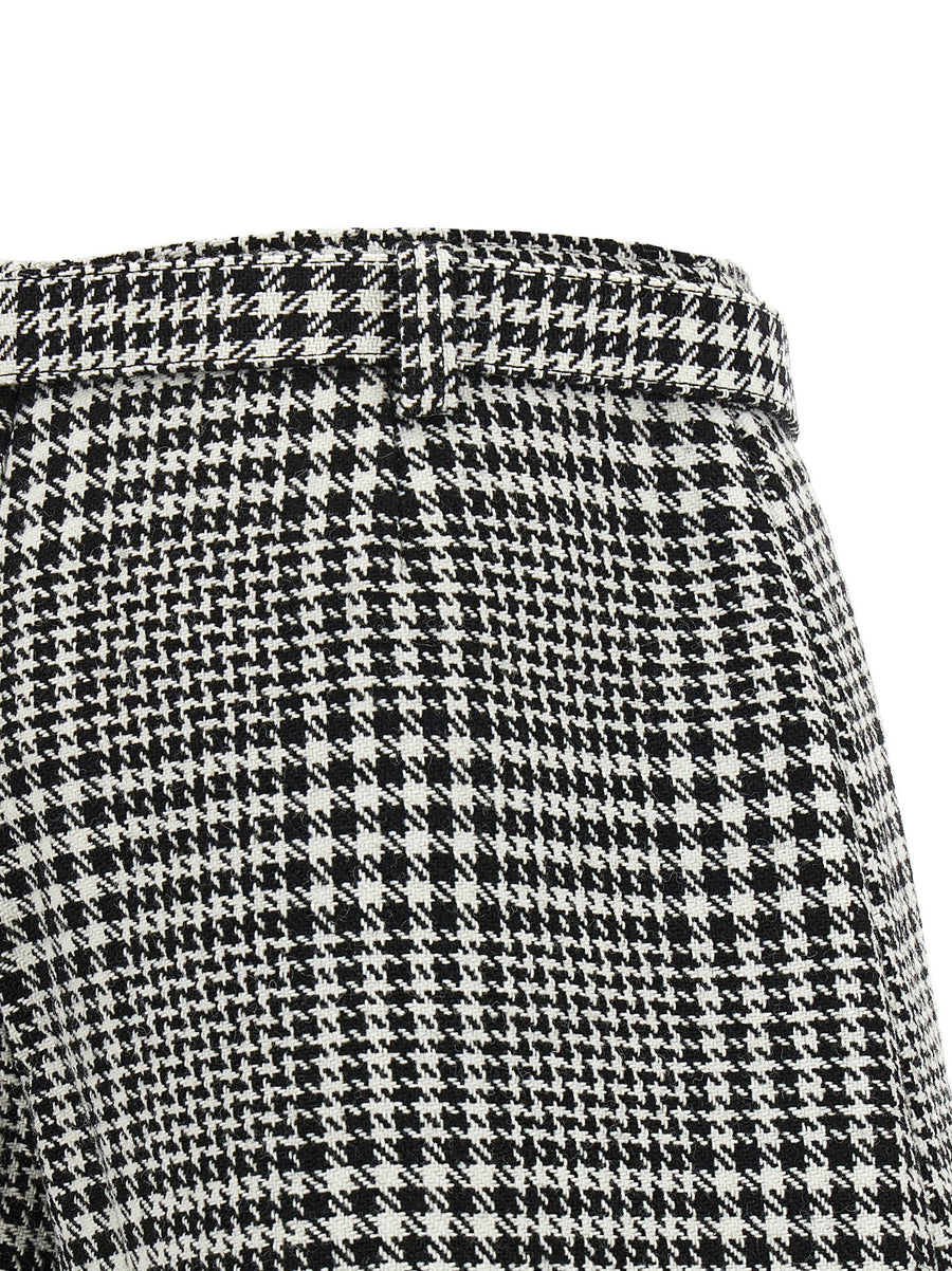 Self-Portrait Bouclé Wool Skort