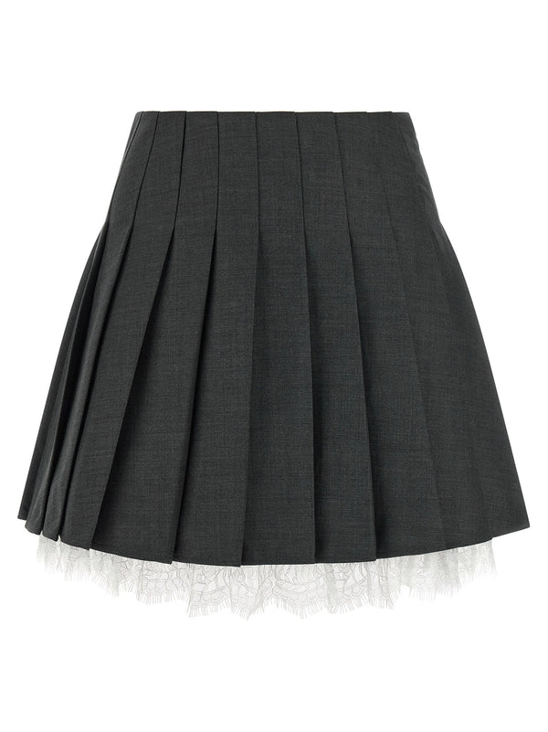 Self-Portrait Pleated Skirt