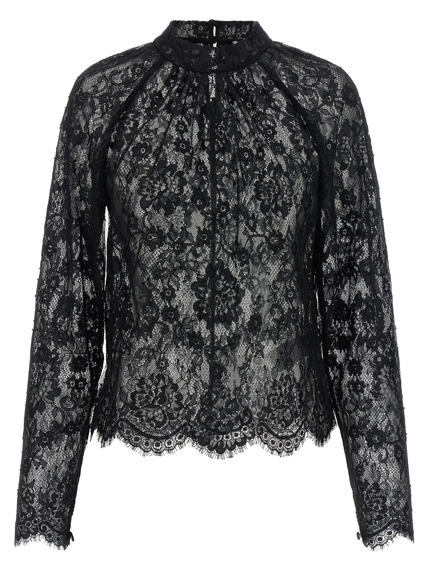 Self-Portrait Black Lace Blouse