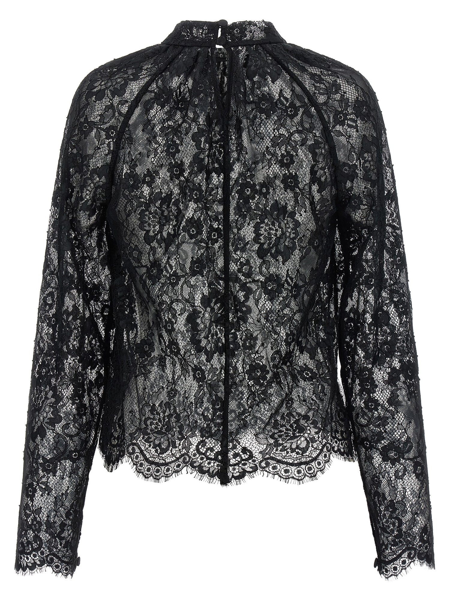 Self-Portrait Black Lace Blouse