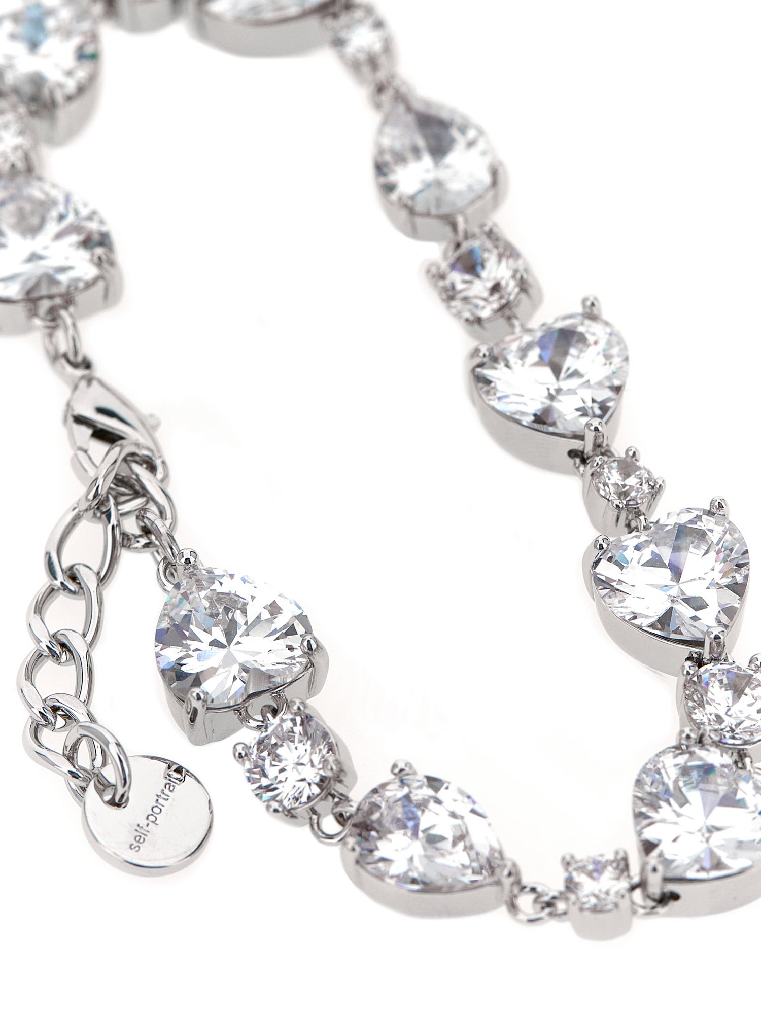 Self-Portrait Crystal Droplet Bracelet