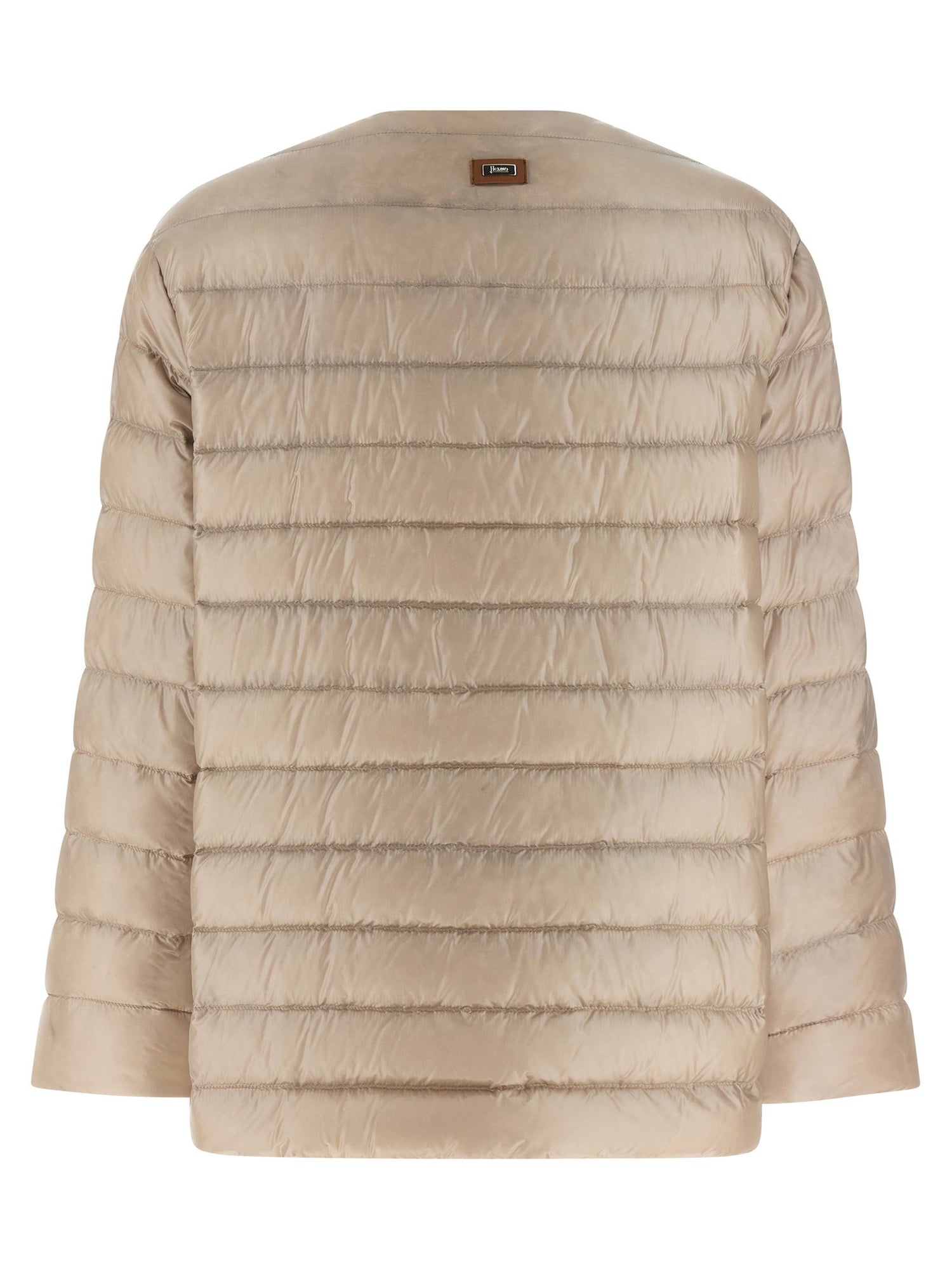 Herno Leather Strap Down Jacket