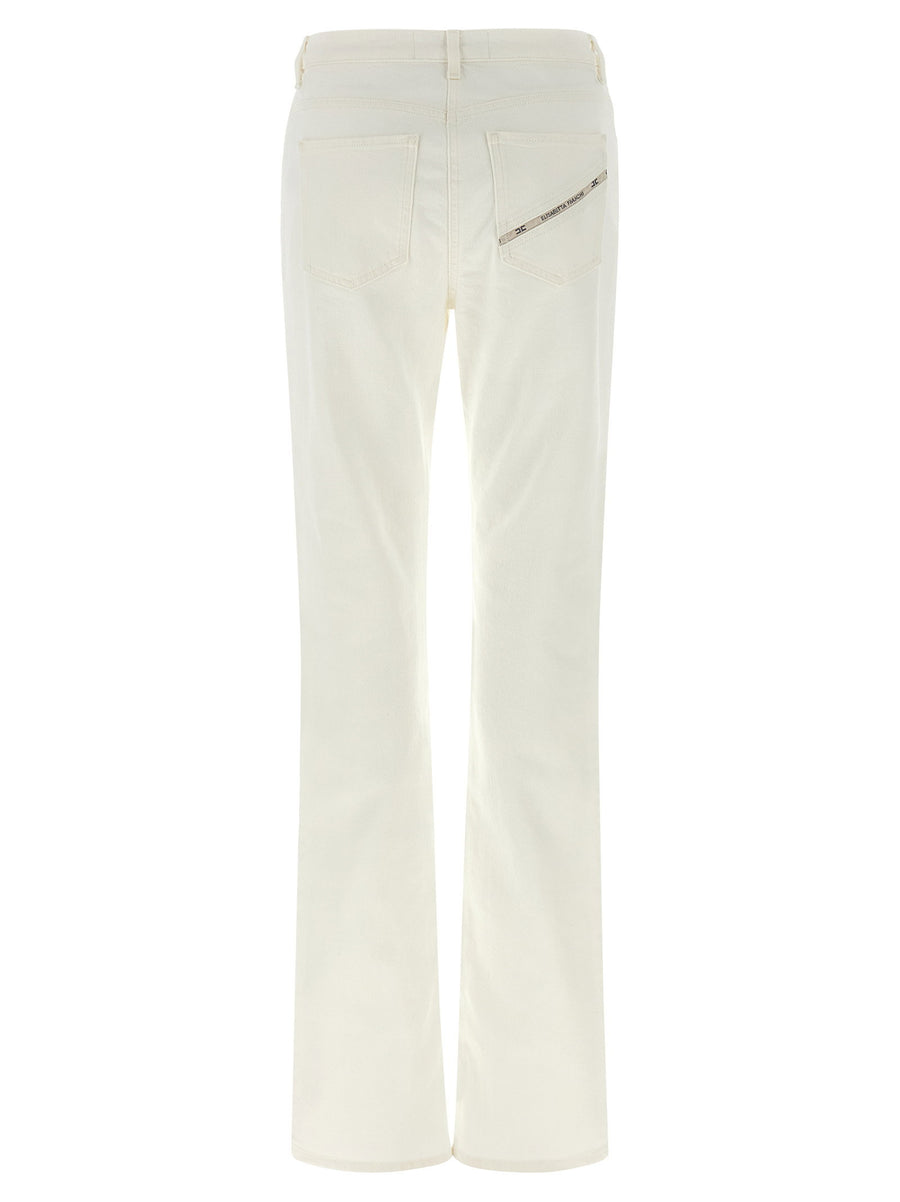 Elisabetta Franchi Jewel Padlock Jeans