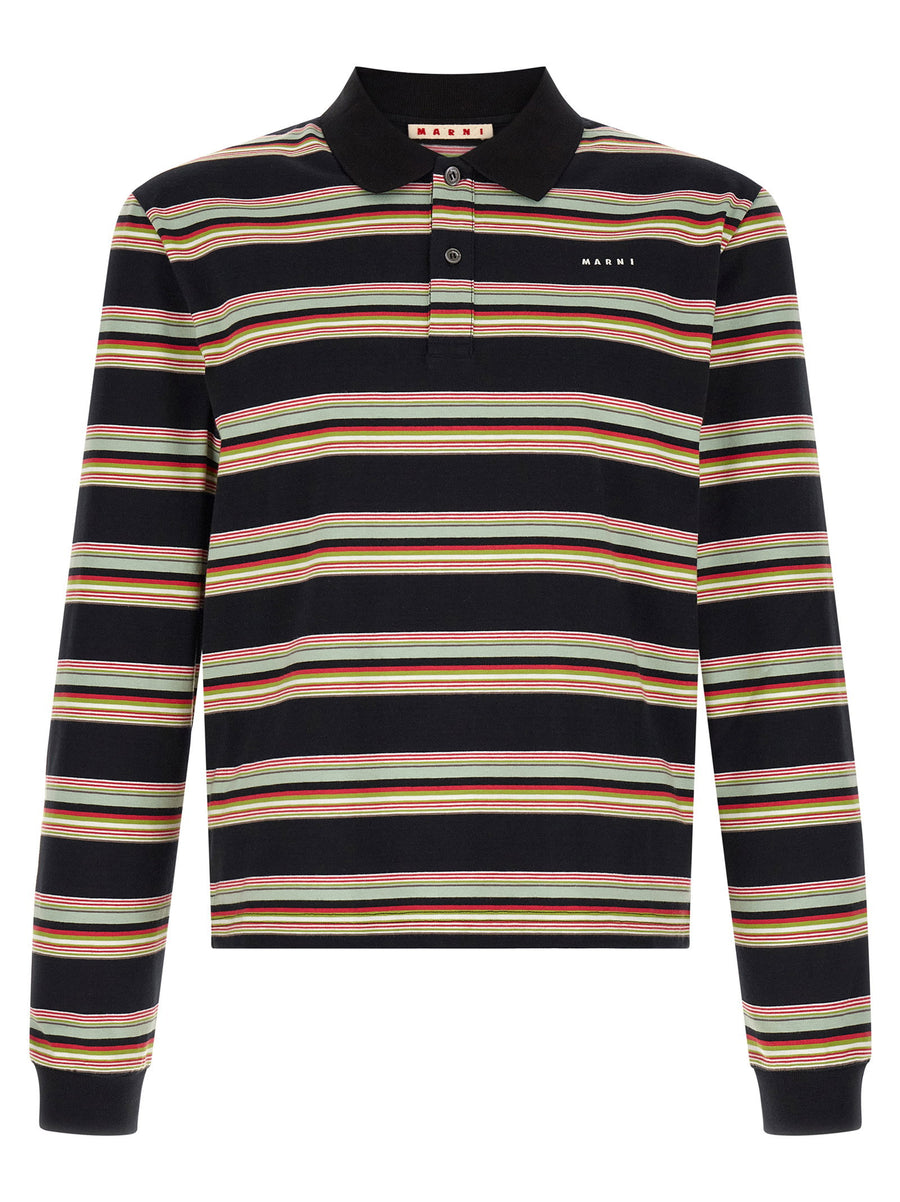 Marni Striped Polo Shirt
