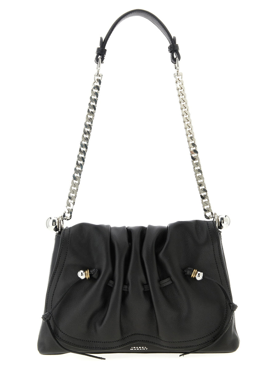 Isabel Marant Bolton Shoulder Bag Calfskin Leather Chain Strap Luxury Evening Bag for Women