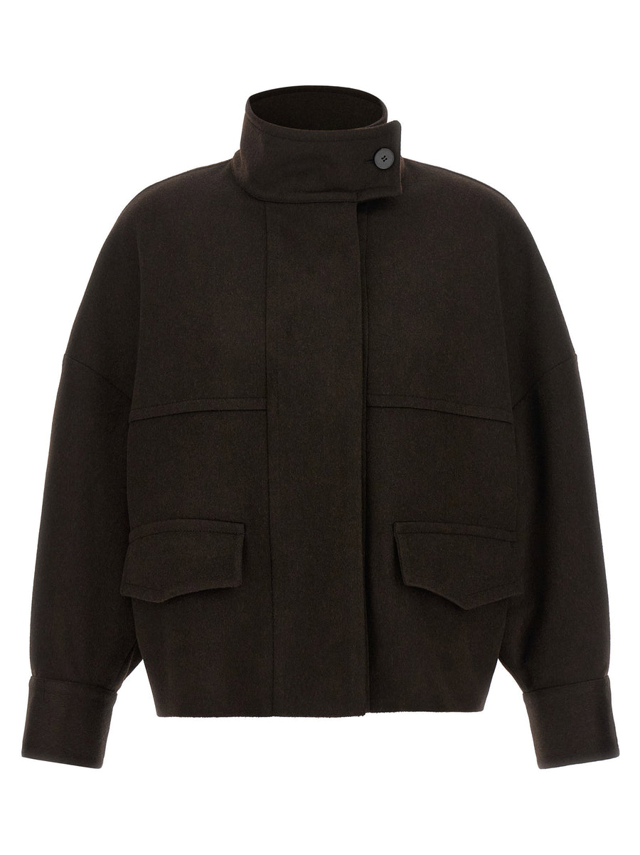 Alberto Biani Loro Piana Wool Bomber Jacket