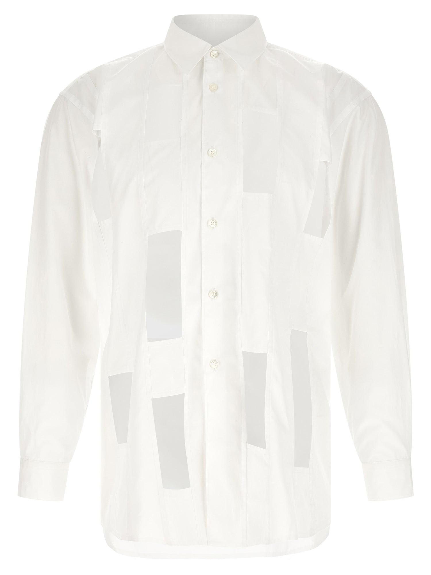 Comme Des Garçons Homme Plus Geometric Cut-out Shirt