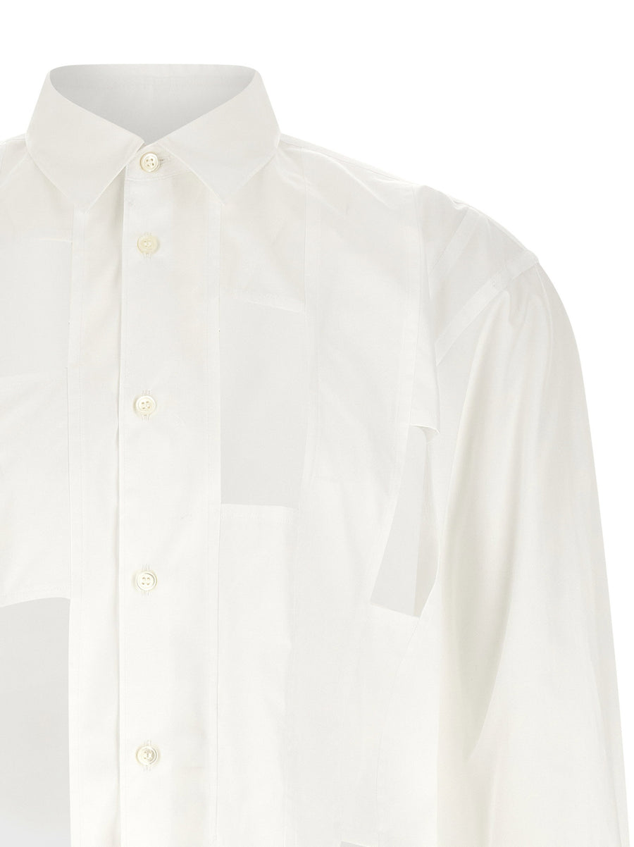 Comme Des Garçons Homme Plus Geometric Cut-out Shirt