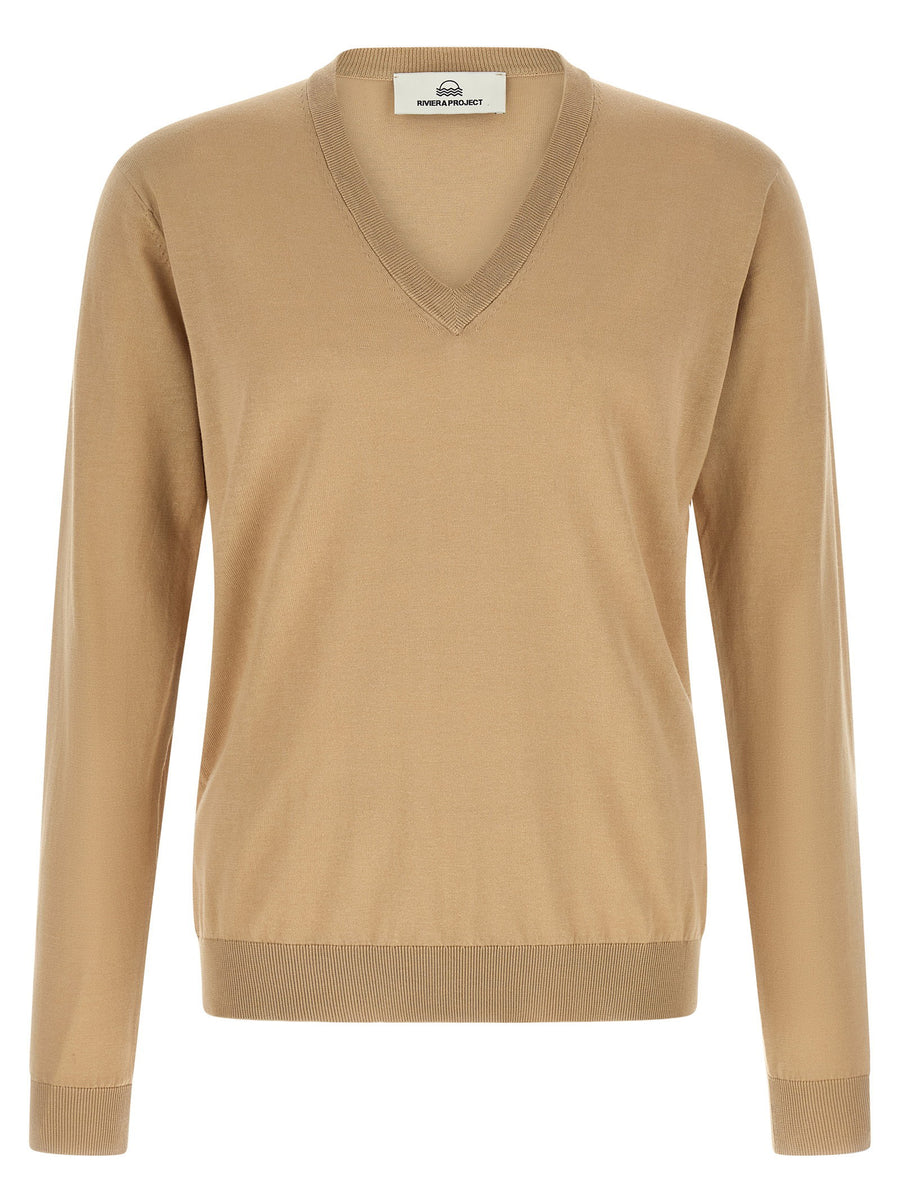Riviera Project Cotton And Silk Sweater
