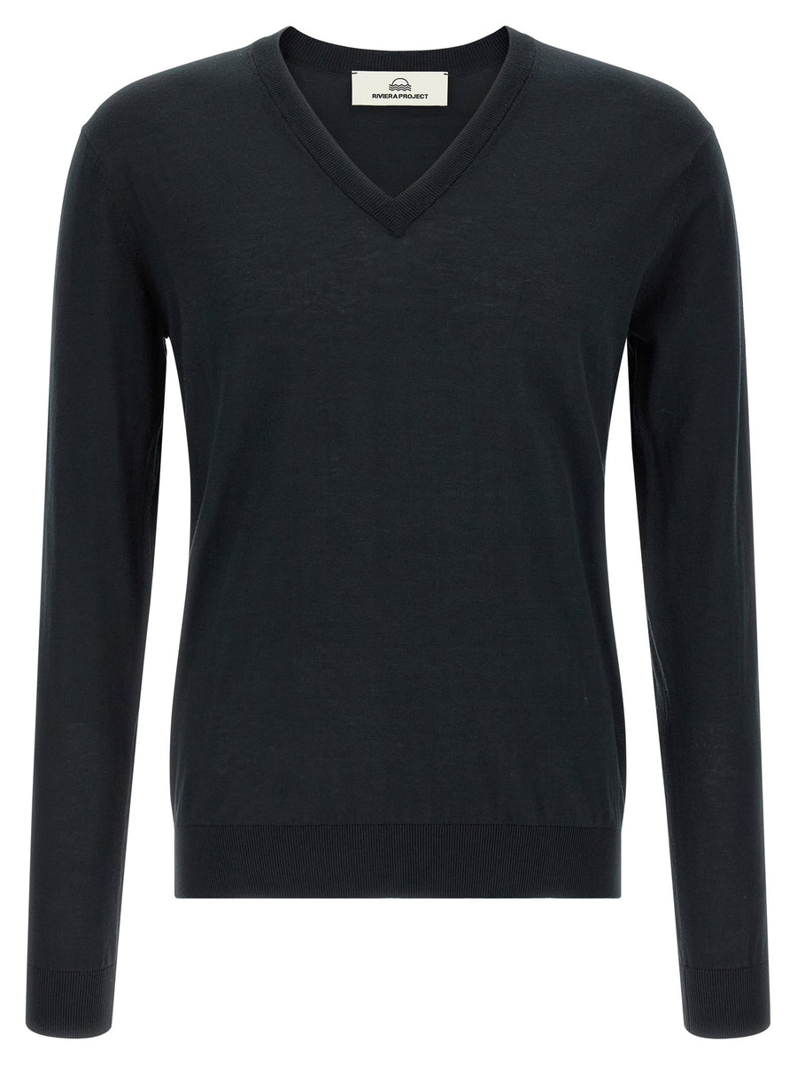 Riviera Project Cotton And Silk Sweater