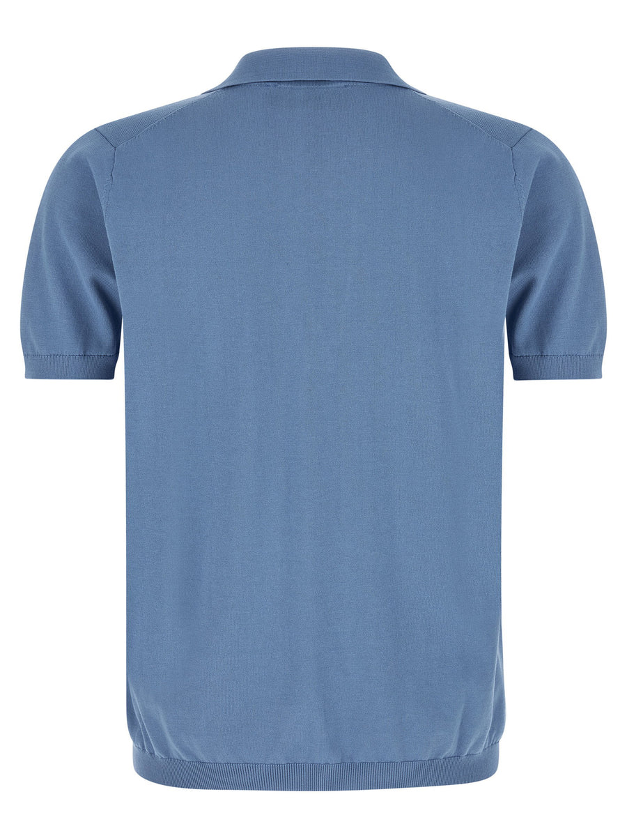 Riviera Project Open Collar Polo Shirt