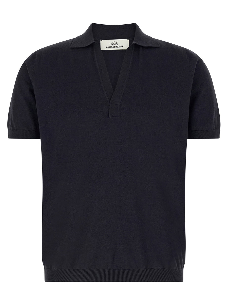 Riviera Project Open Collar Polo Shirt