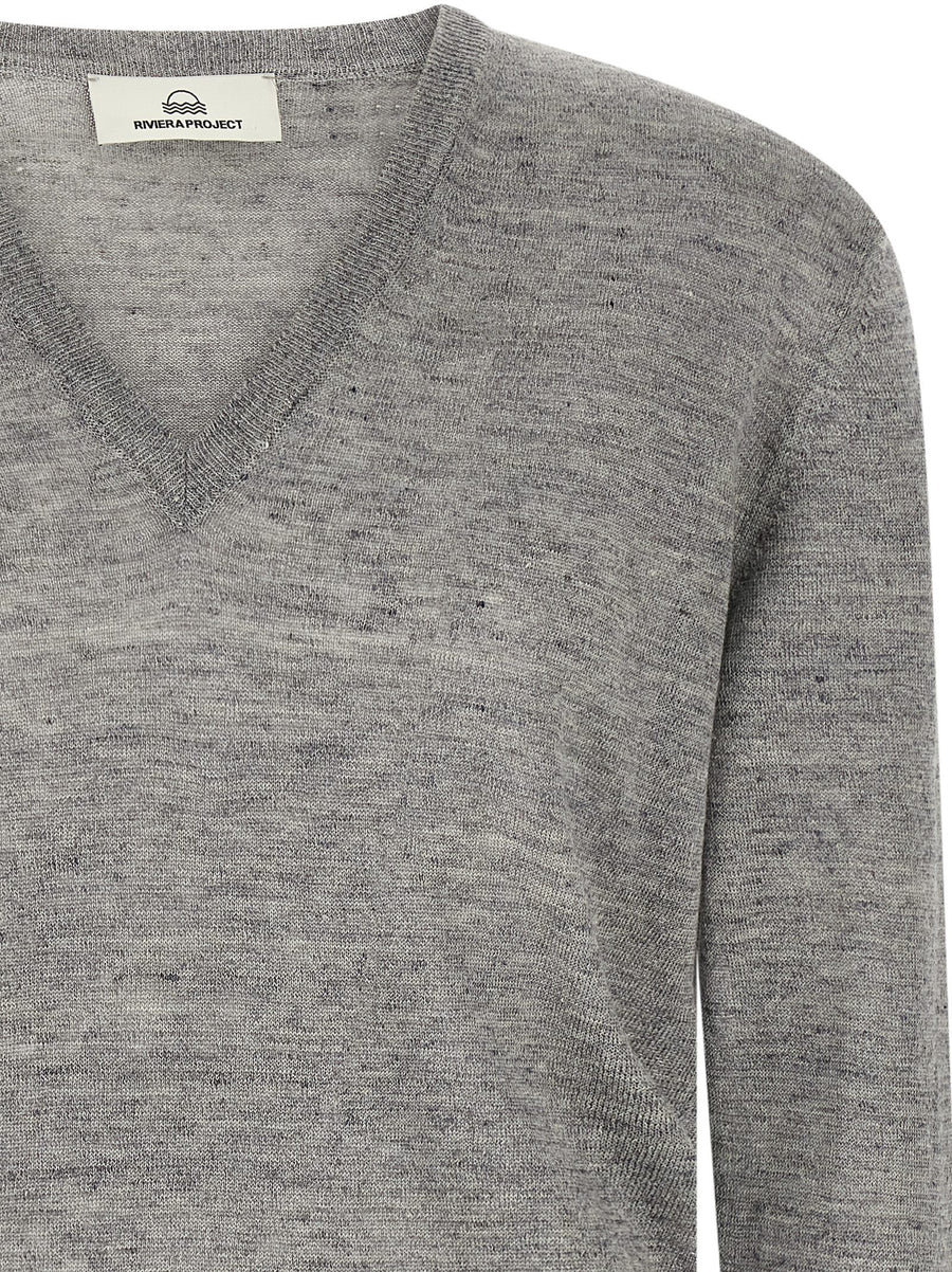 Riviera Project Linen And Silk Sweater