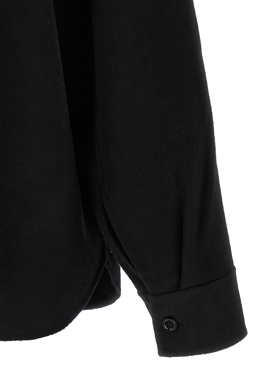 Séfr Lenny Shirt Luxury Wool Cashmere For Modern Men DoubleFace Warmth Day To Night