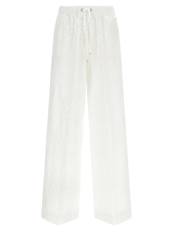 Herno Broderie Anglaise Pants
