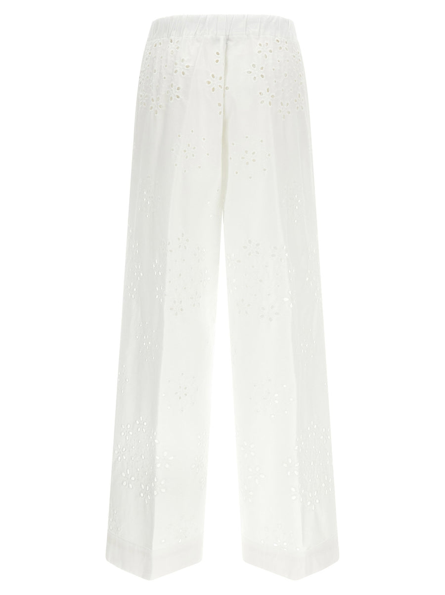Herno Broderie Anglaise Pants