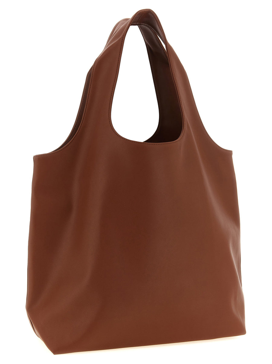 APC Ninon Large Brown Leather Look Shopper Bag One Size