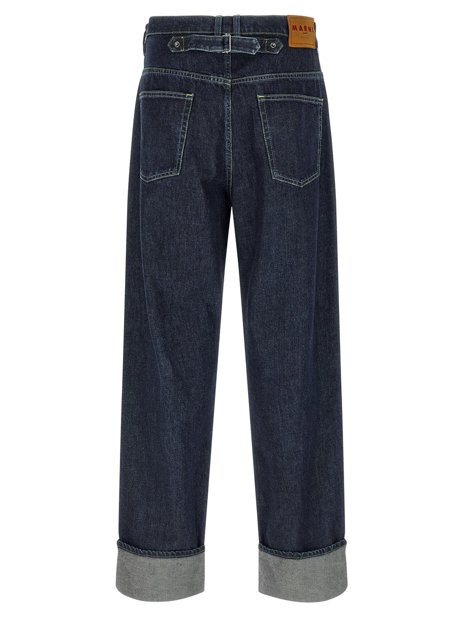 Marni Logo Embroidery Jeans