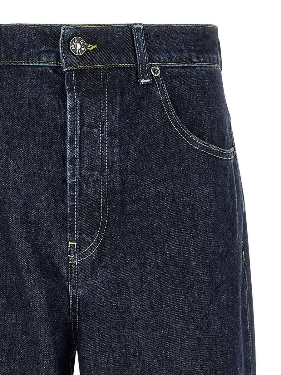 Marni Logo Embroidery Jeans