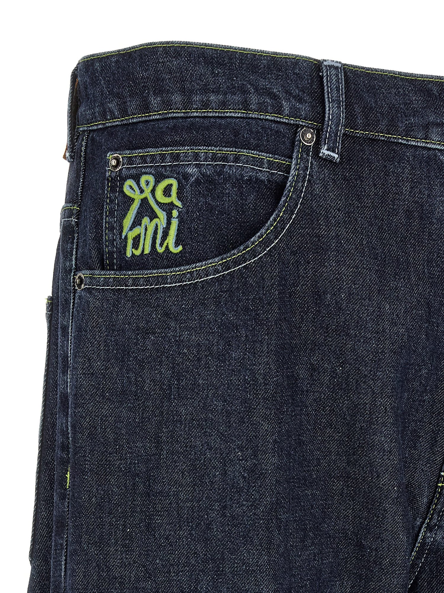 Marni Logo Embroidery Jeans