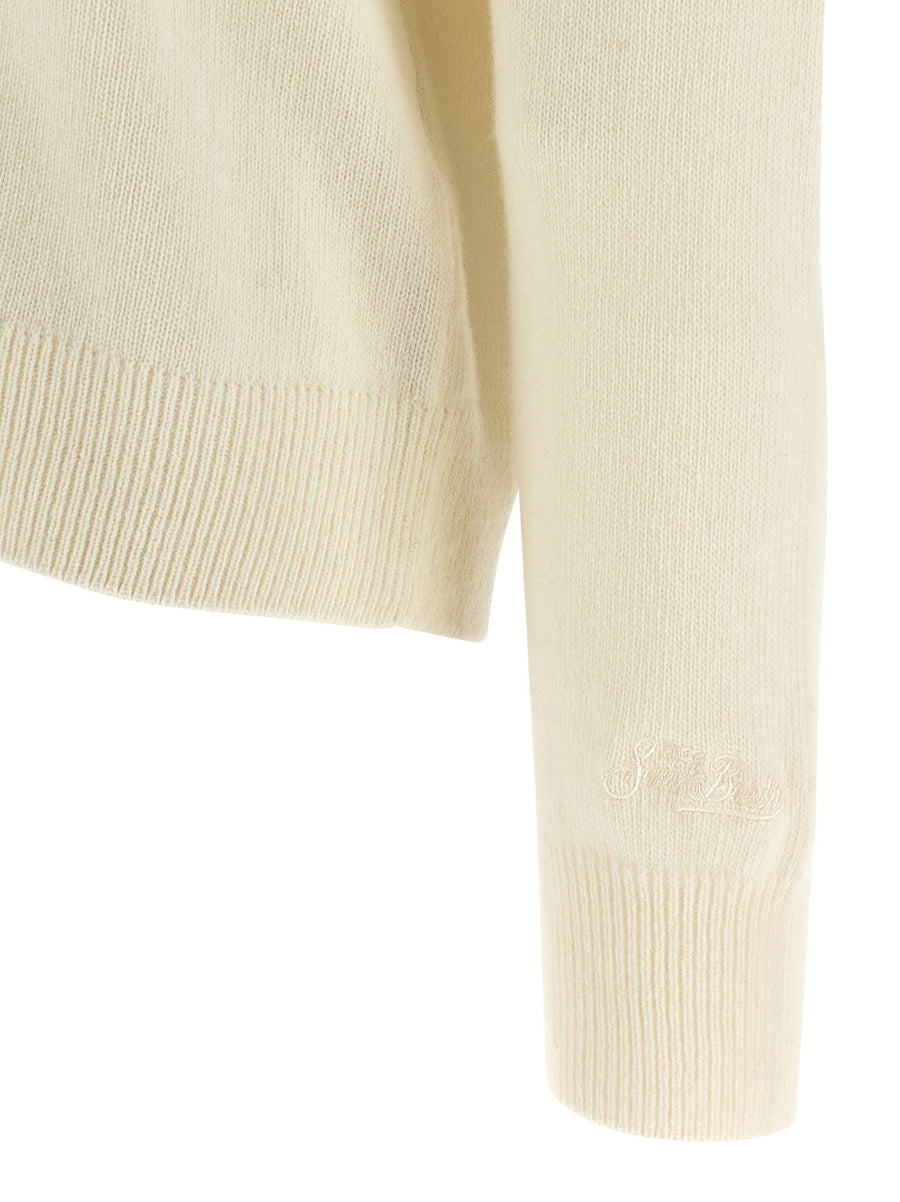 MC2 Saint Barth New Queen Vacanze Di Natale Wool Blend Sweater For Women Limited Edition Christmas Luxury Knit