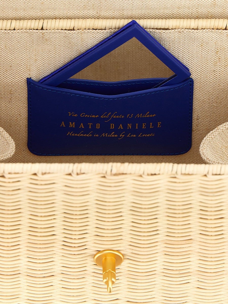 Daniele Amato Queen Rattan Handbag