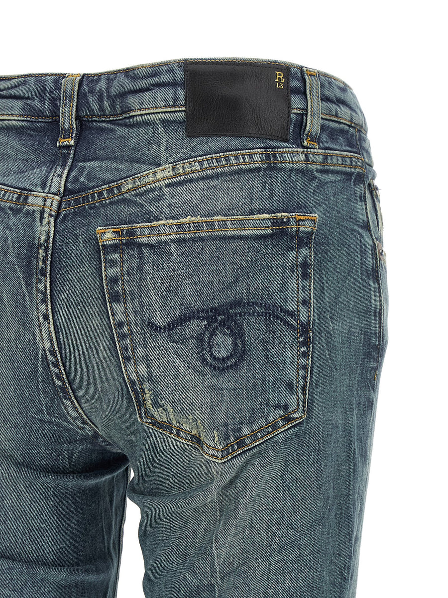 R13 Overflow Boy Flare Jeans