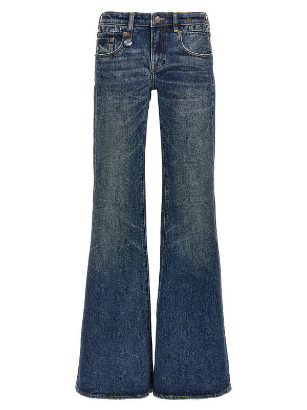 R13 Overflow Boy Flare Jeans