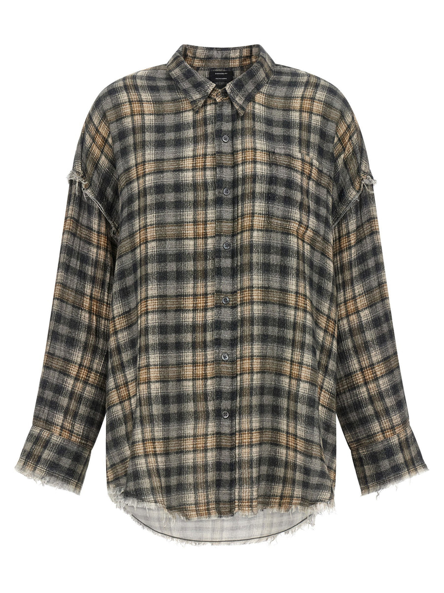 R13 Raw Cut Hem Shirt