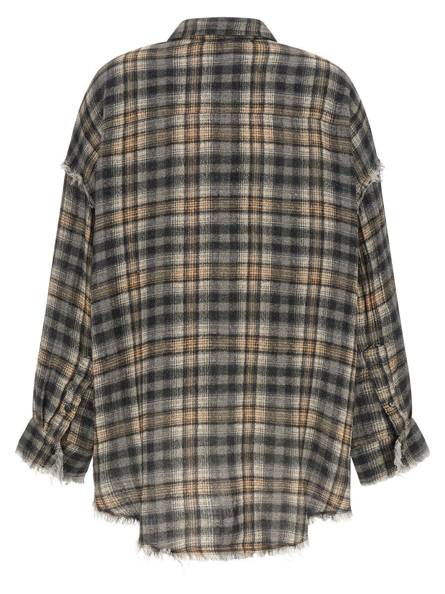 R13 Raw Cut Hem Shirt
