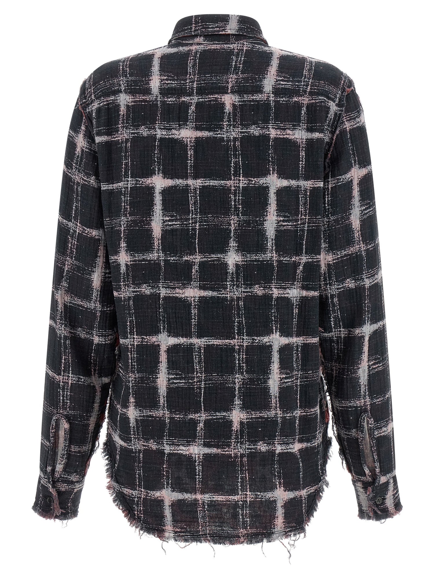 R13 Fringed Hem Reversible Shirt
