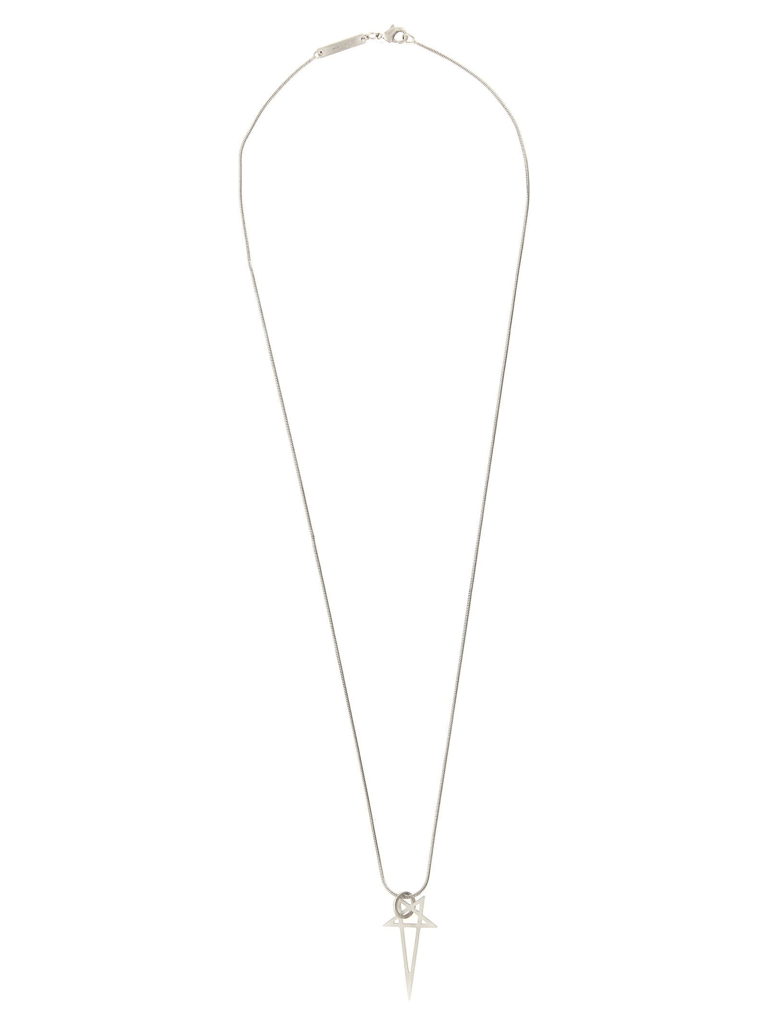 Rick Owens Pentagram Necklace