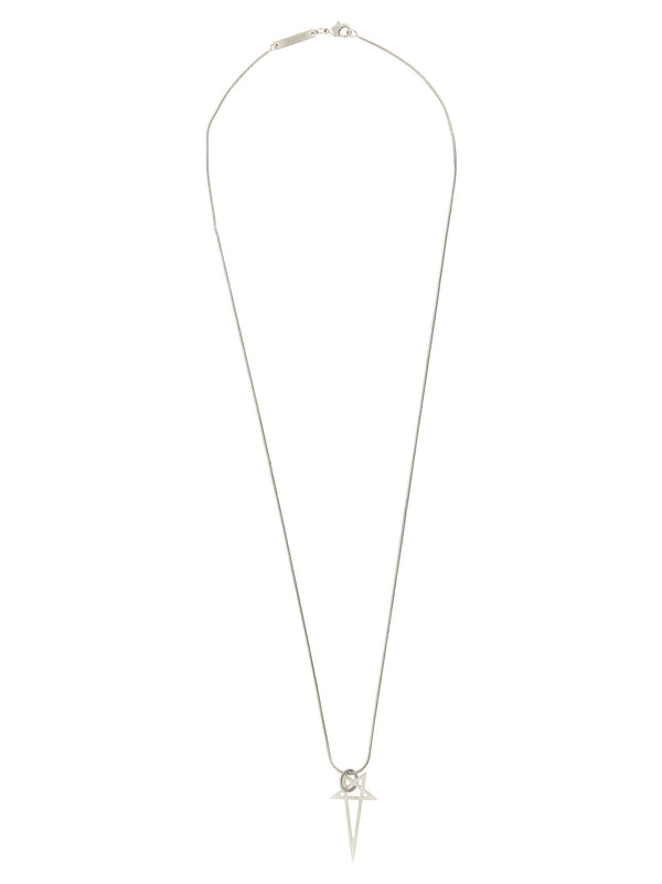 Rick Owens Pentagram Necklace