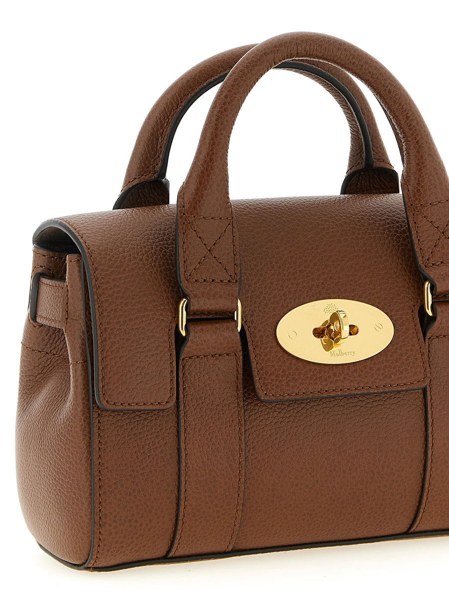 Mulberry Mini Bayswater Love Bag Calfskin Leather Compact Shoulder Bag For Women Timeless