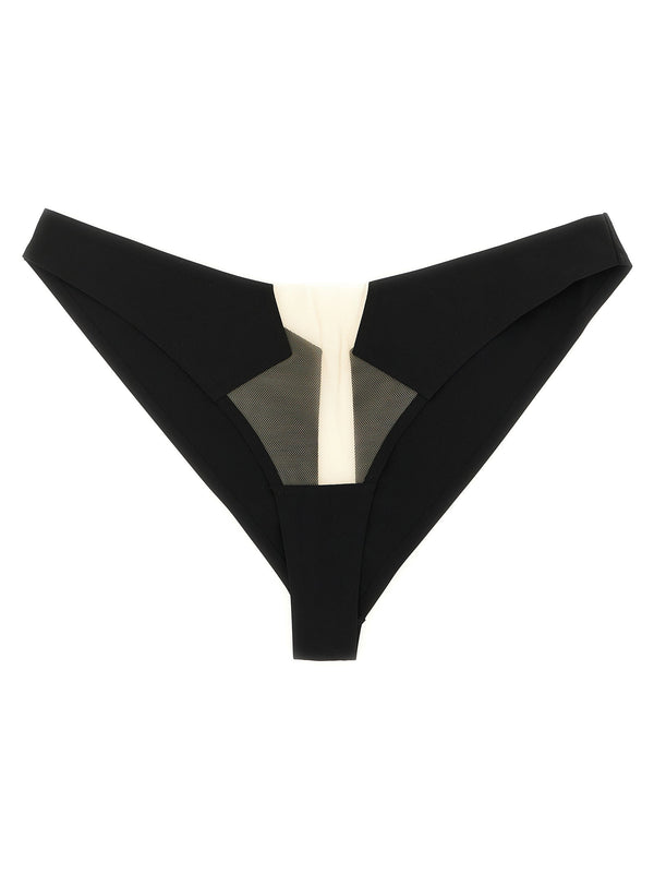 Rick Owens Block Line Briefs By Livy For Women Luxury Beachwear With Tulle Inserts