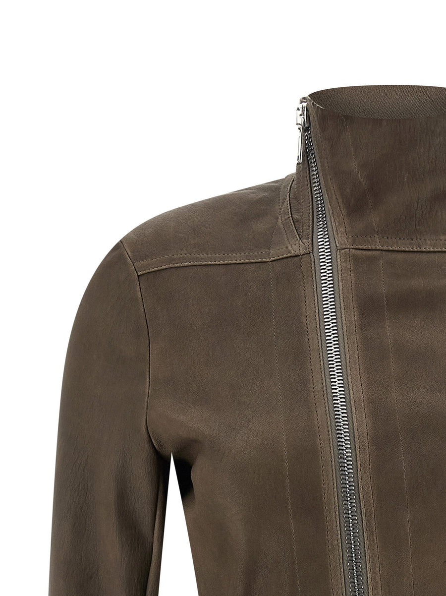 Rick Owens Gary Jacket For Women With Bold Sculptural Silhouette And Asymmetric Zip