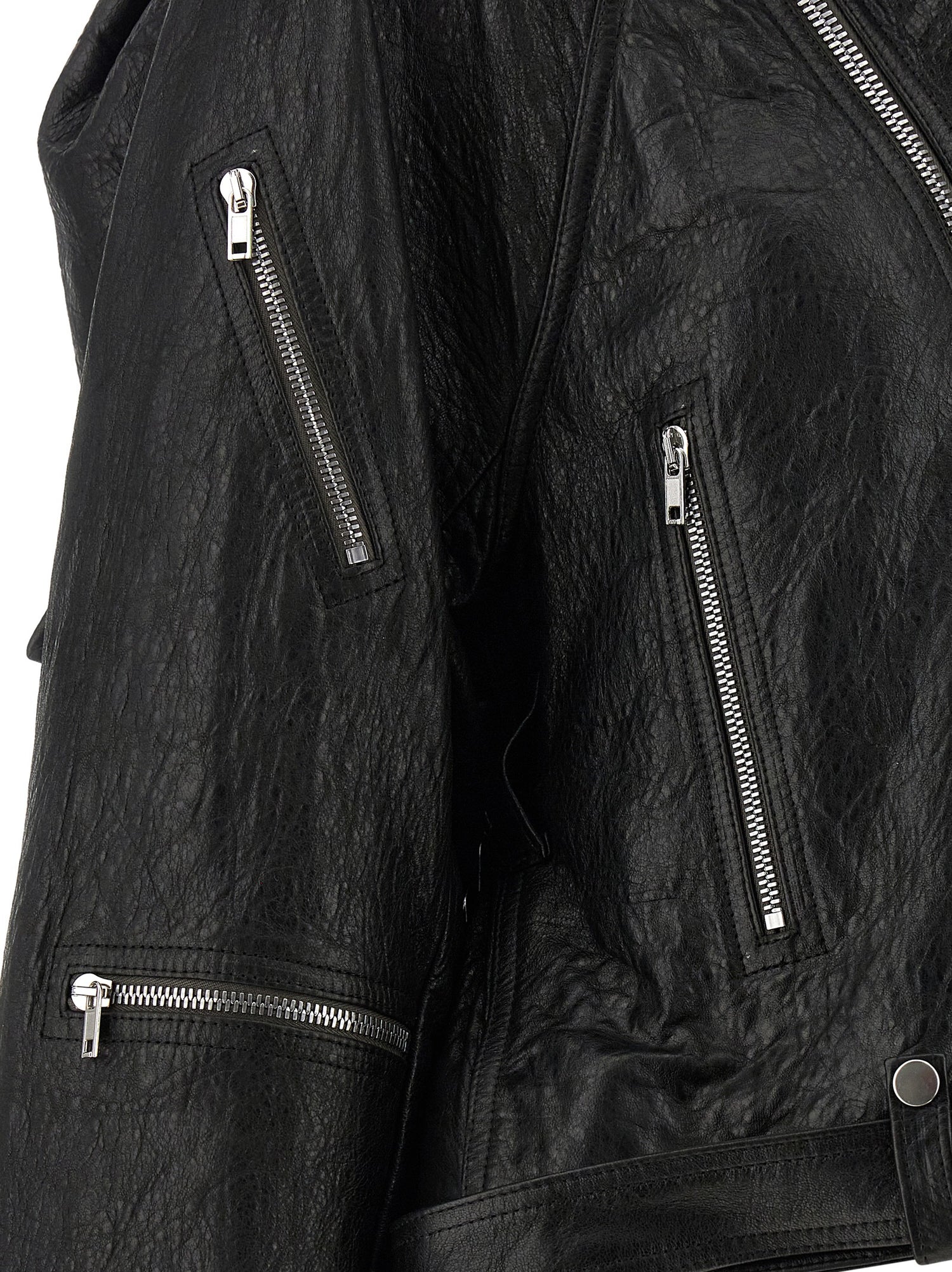 Rick Owens Cropped Scarf Flight Jacket