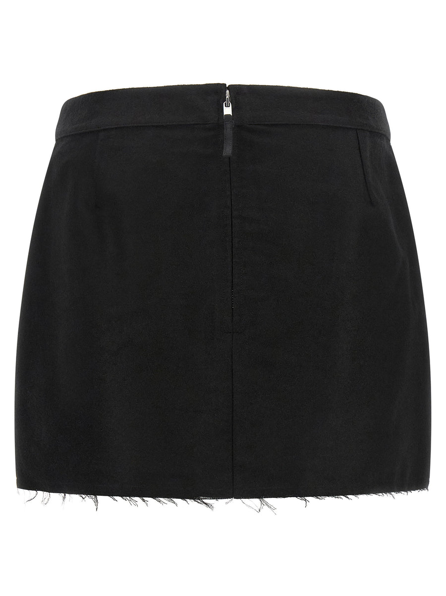 Rick Owens Fog Cutoff Skirt