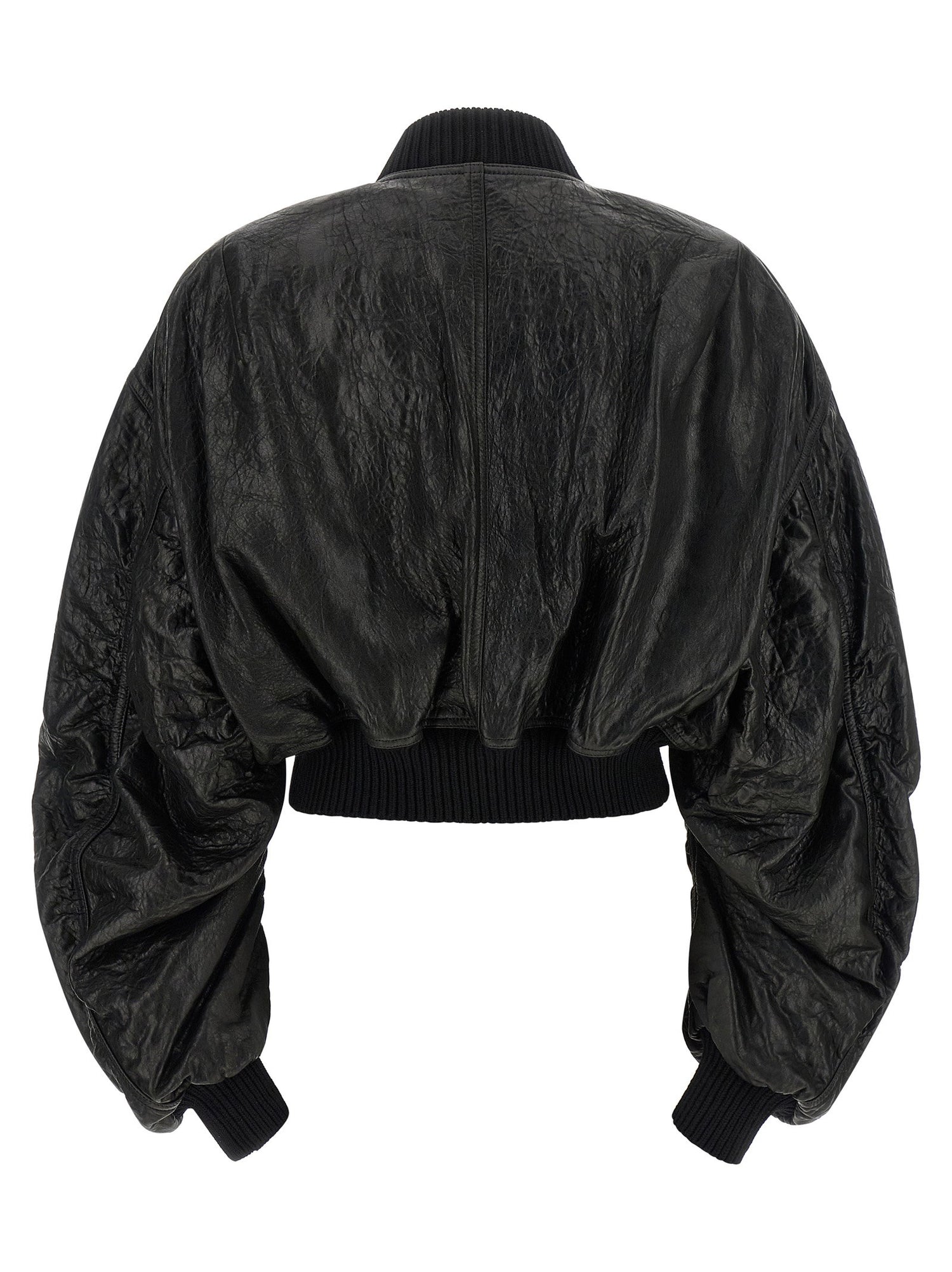 Rick Owens Secchia Cropped Flight Bomber Jacket