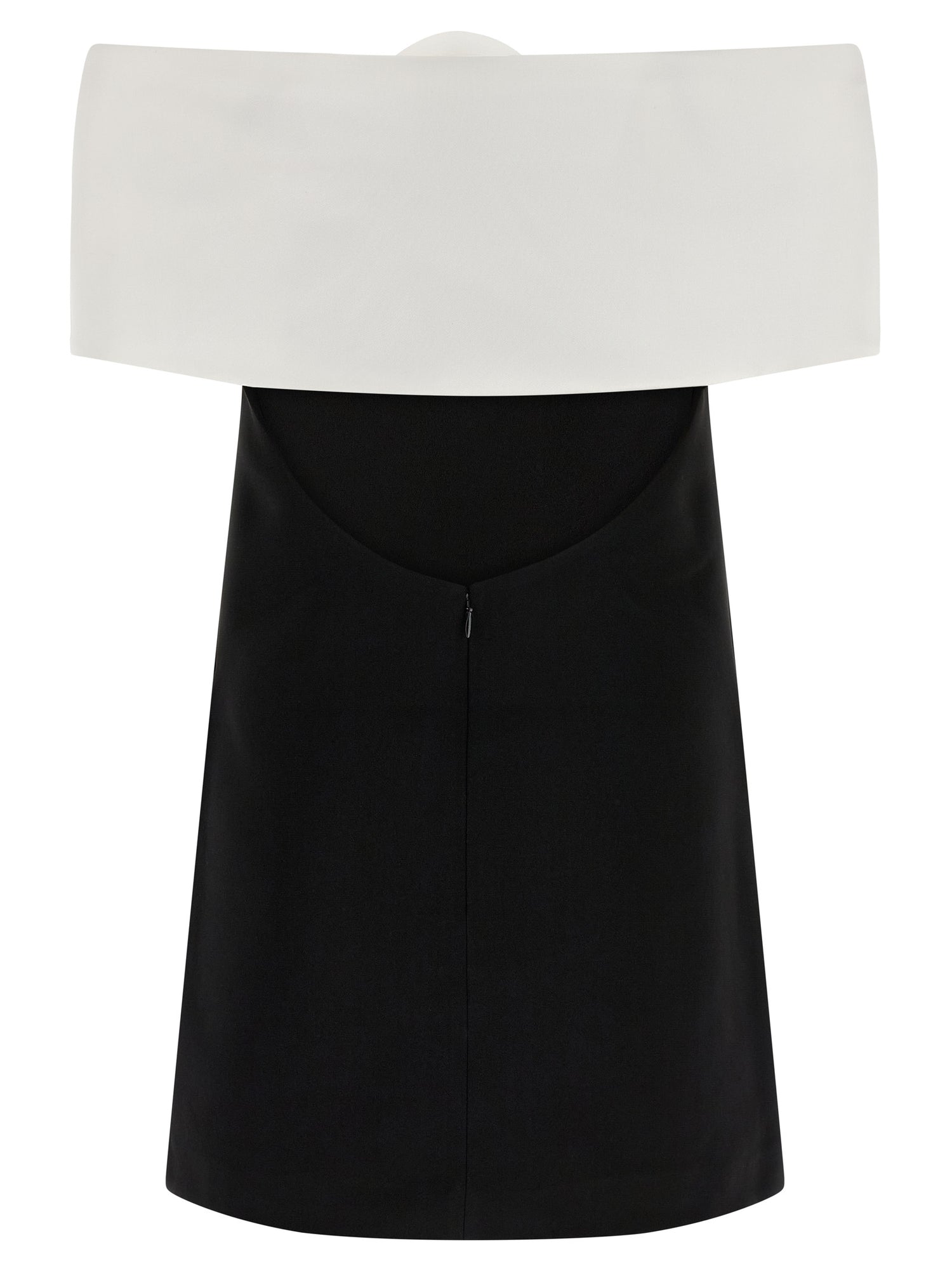 Self-Portrait Black Crêpe Flower Mini Dress