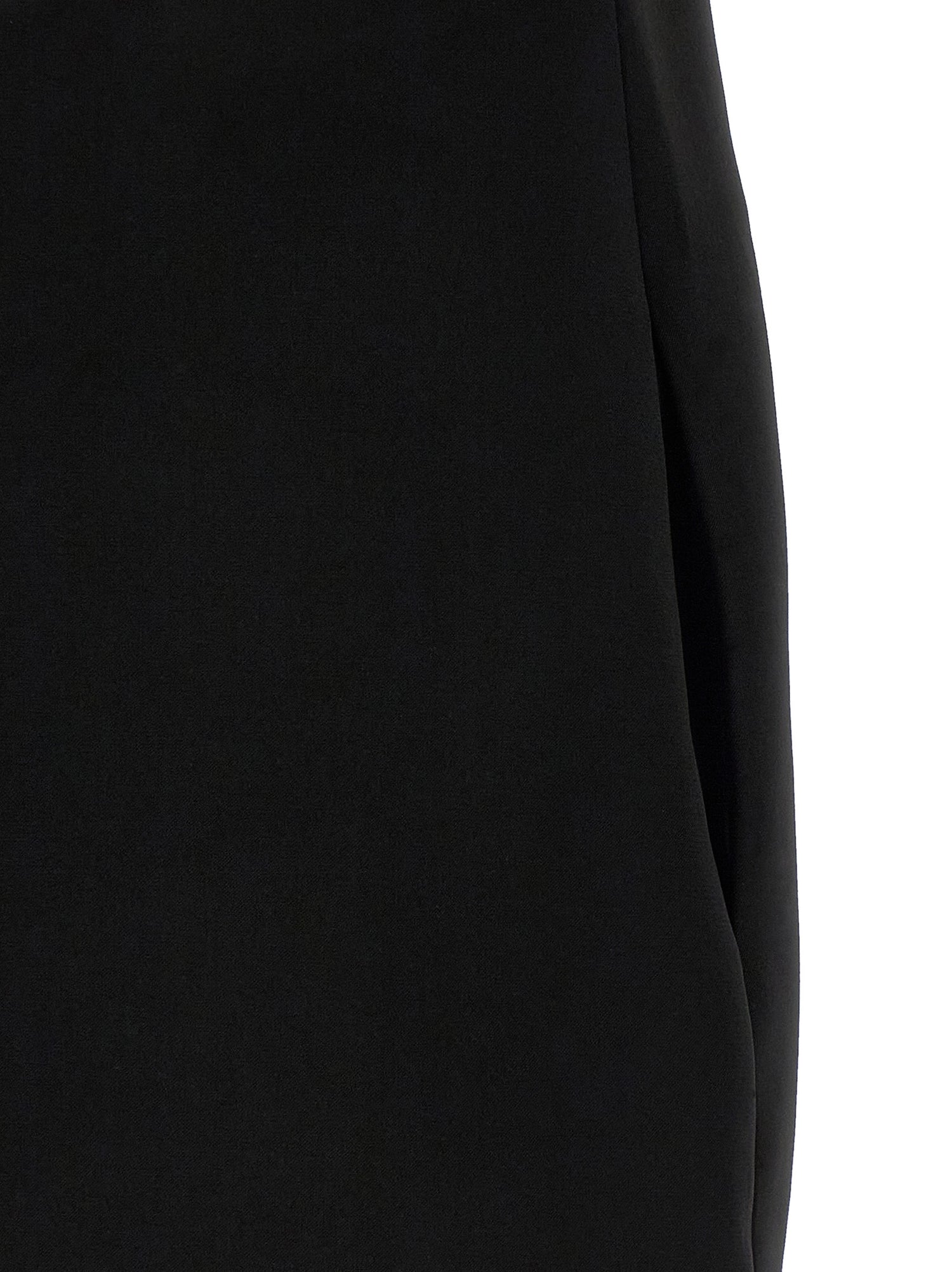 Self-Portrait Black Crêpe Flower Mini Dress