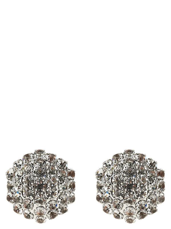 Self-Portrait Crystal Flower Earrings