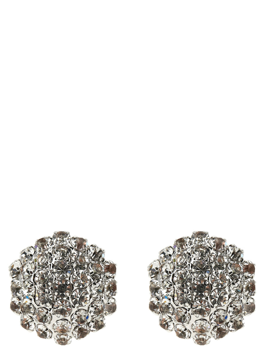 Self-Portrait Crystal Flower Earrings
