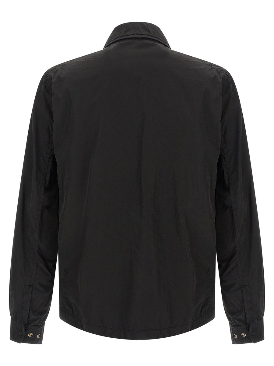 C.P. Company Chrome-r Overshirt For Men Garment-Dyed Durable Polyamide With Recycled Nylon Techwear
