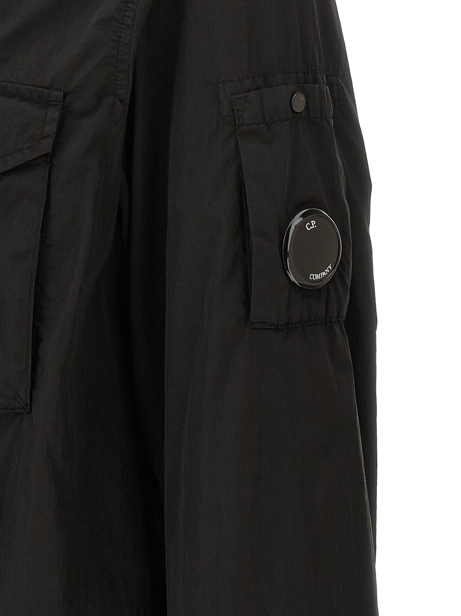 C.P. Company Chrome-r Overshirt For Men Garment-Dyed Durable Polyamide With Recycled Nylon Techwear