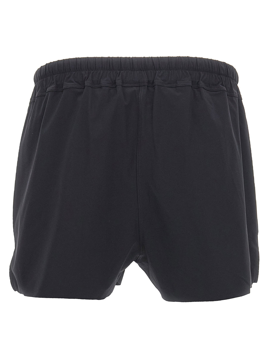 Rick Owens Elite Live Cut Hem Swimsuit For Men Black Nylon
